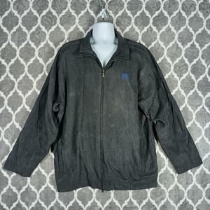 Vintage Adidas T-Mac Jacket Mens Large Grey Full Zip Lined Tracy McGrady